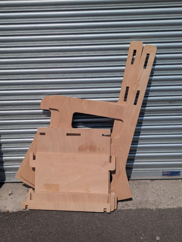 Modular Sustainable Wooden Rocking Chair – Flat-Pack & UK Made - Image 8