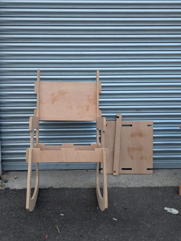 Modular Sustainable Wooden Rocking Chair – Flat-Pack & UK Made - Image 6