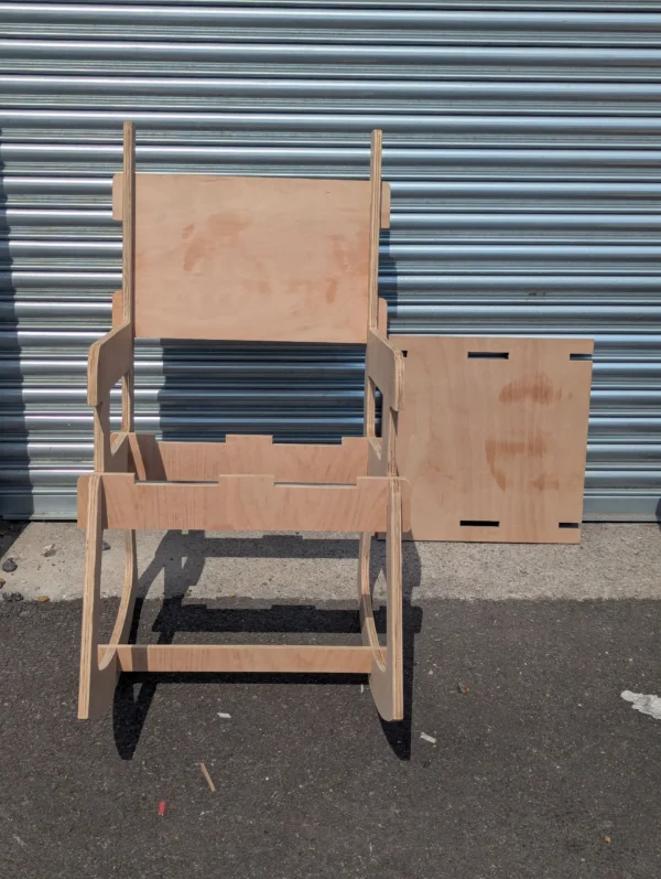 Modular Sustainable Wooden Rocking Chair – Flat-Pack & UK Made - Image 5