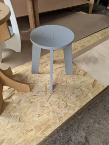 Table, plant stand, cnc cut and hand made in Bristol UK, Sustainable.