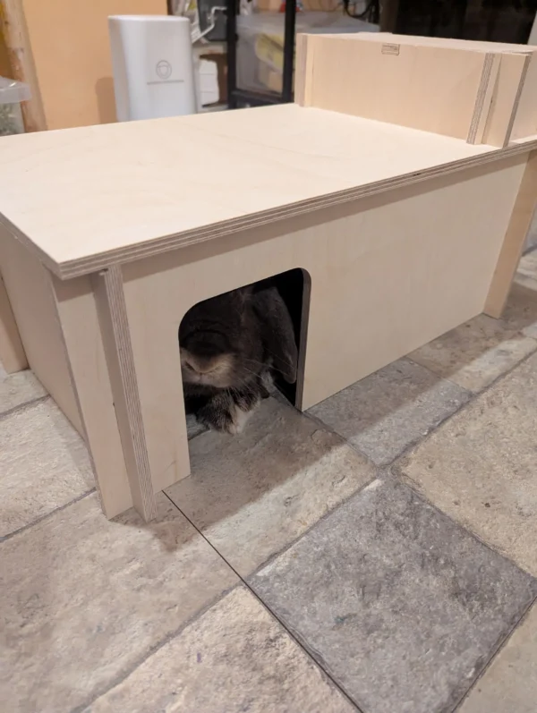Cozy Rabbit Hideaway with Cooling & Heating Chamber – Modular & UK Made - Image 15