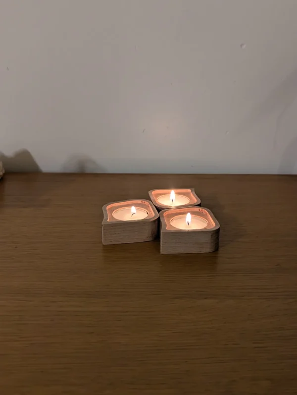 Tea light holder from sustainable material crafted in Bristol - Image 10