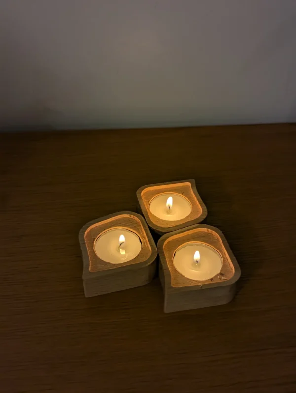 Tea light holder from sustainable material crafted in Bristol - Image 13