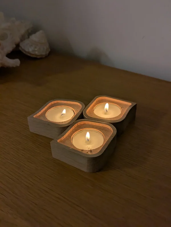 Tea light holder from sustainable material crafted in Bristol - Image 14